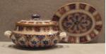 Royal Crown Derby Old Imari Oval Tureen w/ Tray by Whitford